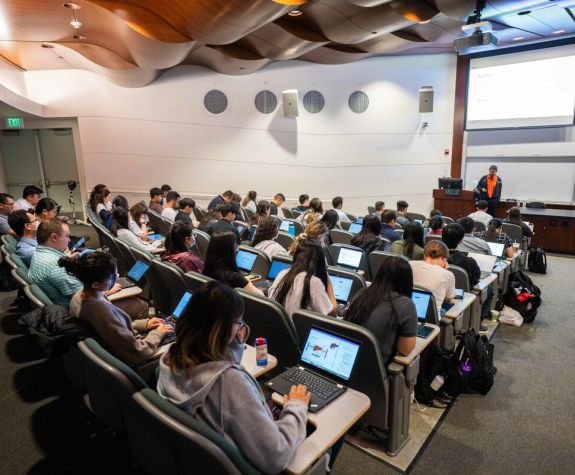 a classroom at university of the pacific
